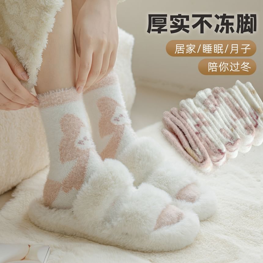 Lychee - Set: Chenille Sokken