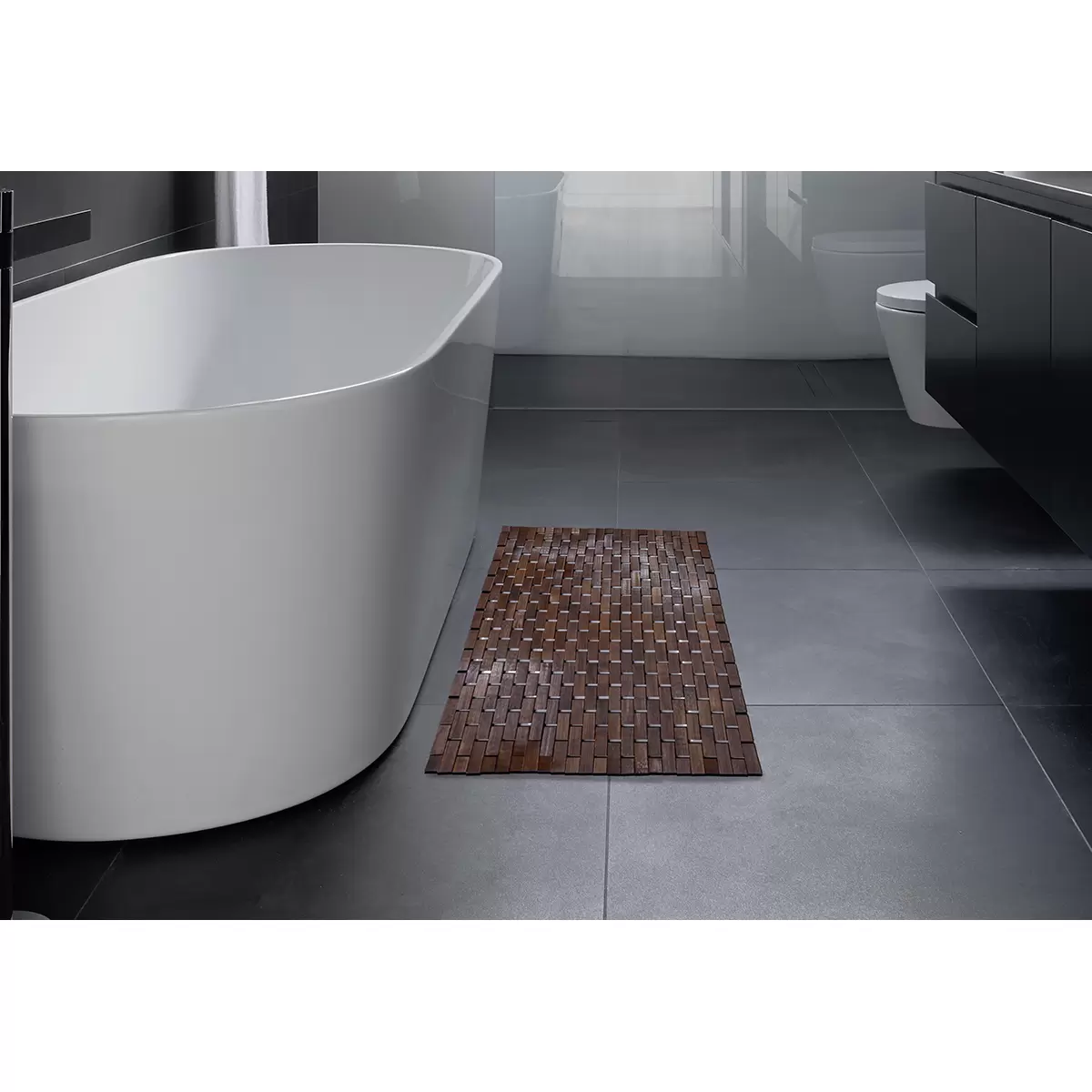 Badteppich Bamboo haselnuss