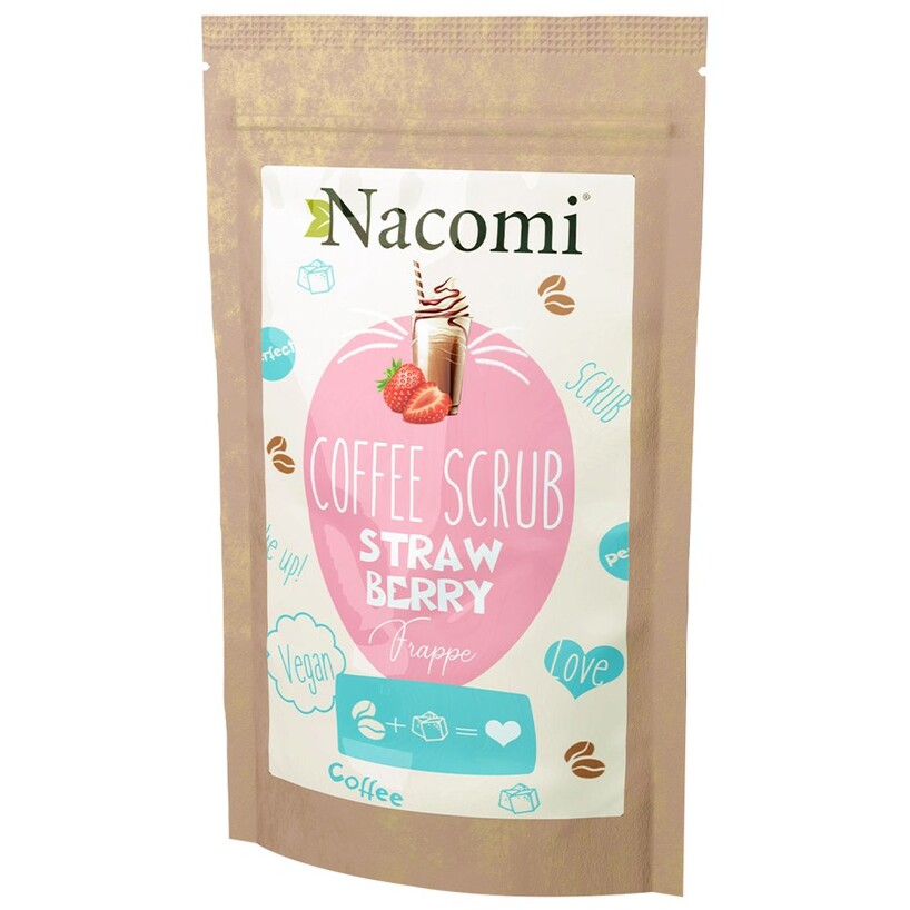 Gommage au café hydratant & raffermissant - Fraise - Corps - 200 g