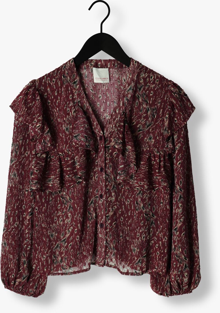 STUDIO AMAYA fuchsia studio amaya blouse daisy