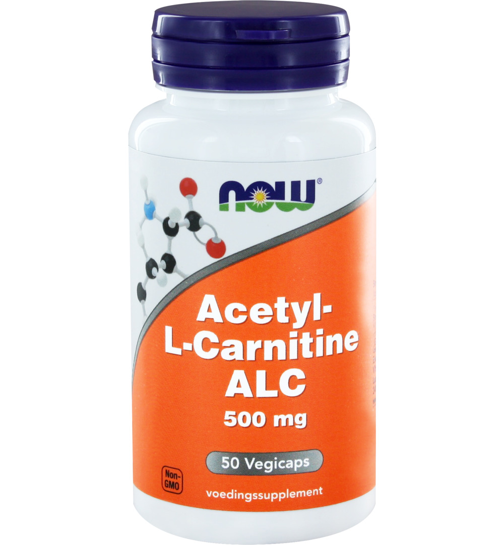 Now Acetyl L-Carnitine 500 mg (50 vega capsules)