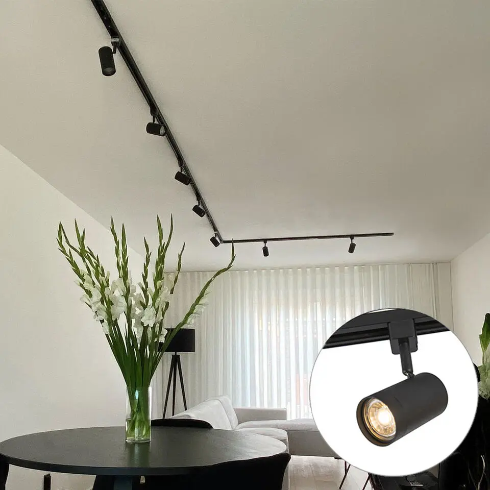 Qazqa opbouwspots iconic jeana zwart gu10