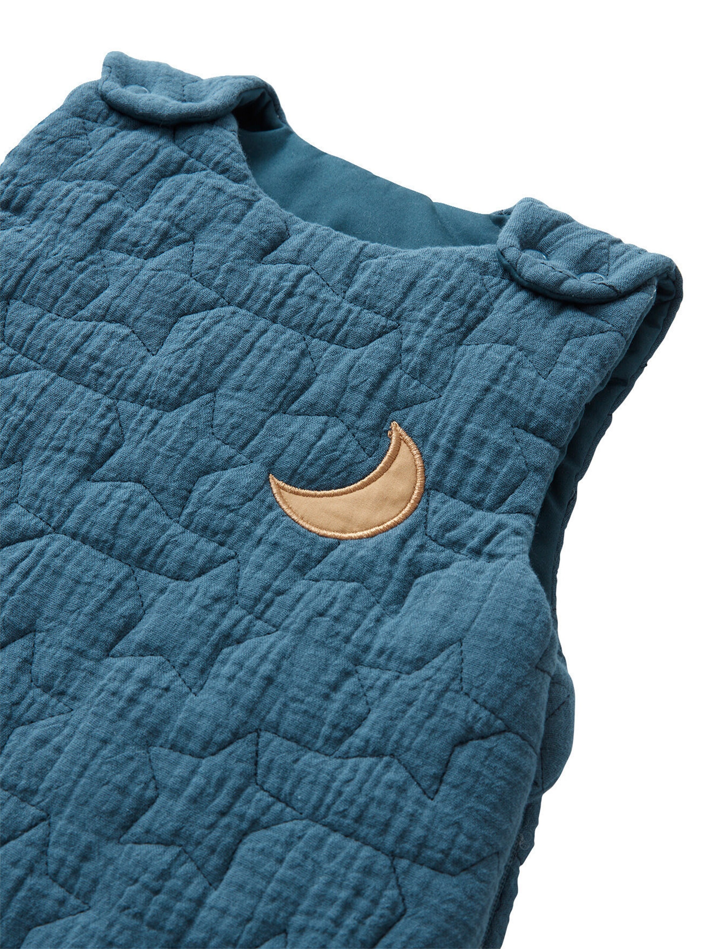 Vertbaudet Bio-Kollektion: Baby Winterschlafsack aus Musselin TRAUMNÄCHTE, Ärmel abnehmbar marine