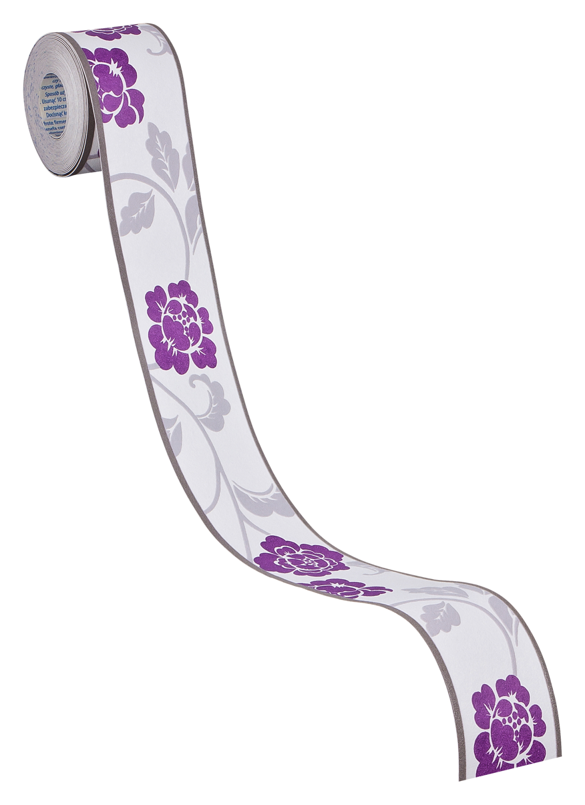 Papier-Borte ONLY BORDERS 10 - violett-grau - 5 Meter