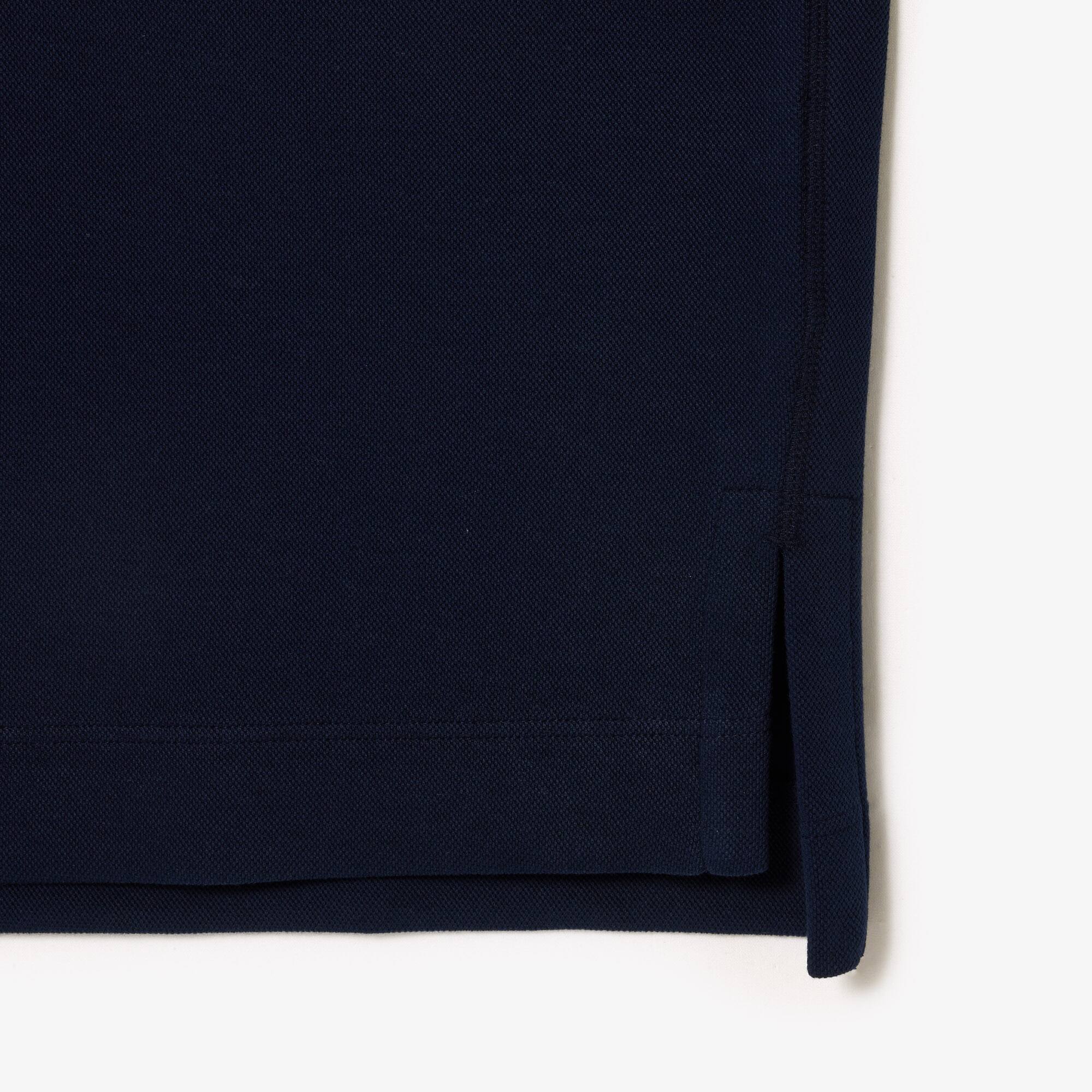 Robe sweatshirt à capuche en piqué double face Robes & Jupes - Bleu - Lacoste - Femme