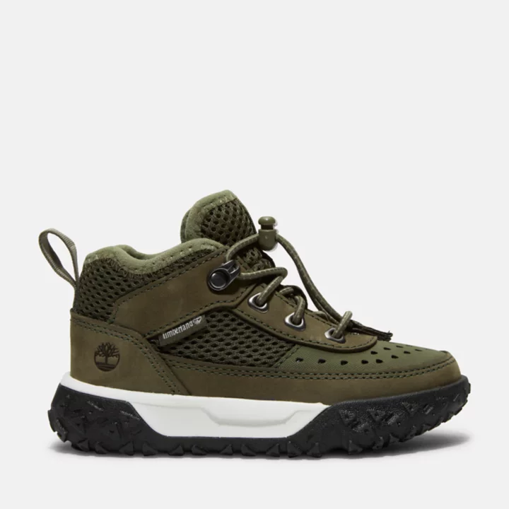 Sapato Oxford GreenStride Motion 6 Super para Crianças na cor Verde Escuro