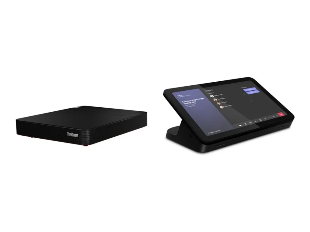 Lenovo ThinkSmart Core - Controller Kit - videokonferencepakke (berøringsskærmkonsol, beregningssystem) - med 3 års Lenovo Premier Support   First Year Maintenance - Certified for Zoom Rooms - sort