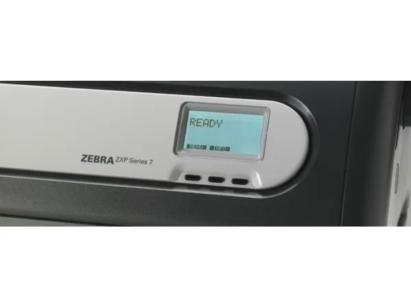 Zebra ZXP Series 7 Pro - Plastikkortprinter - farve - Duplex - blæksubliminering/termisk transfer - CR-80 Card (85.6 x 54 mm) - 300 dpi - op til 1375 kort/time (mono) / op til 300 kort/time (farve) - kapacitet: 250 kort - USB 2.0, LAN