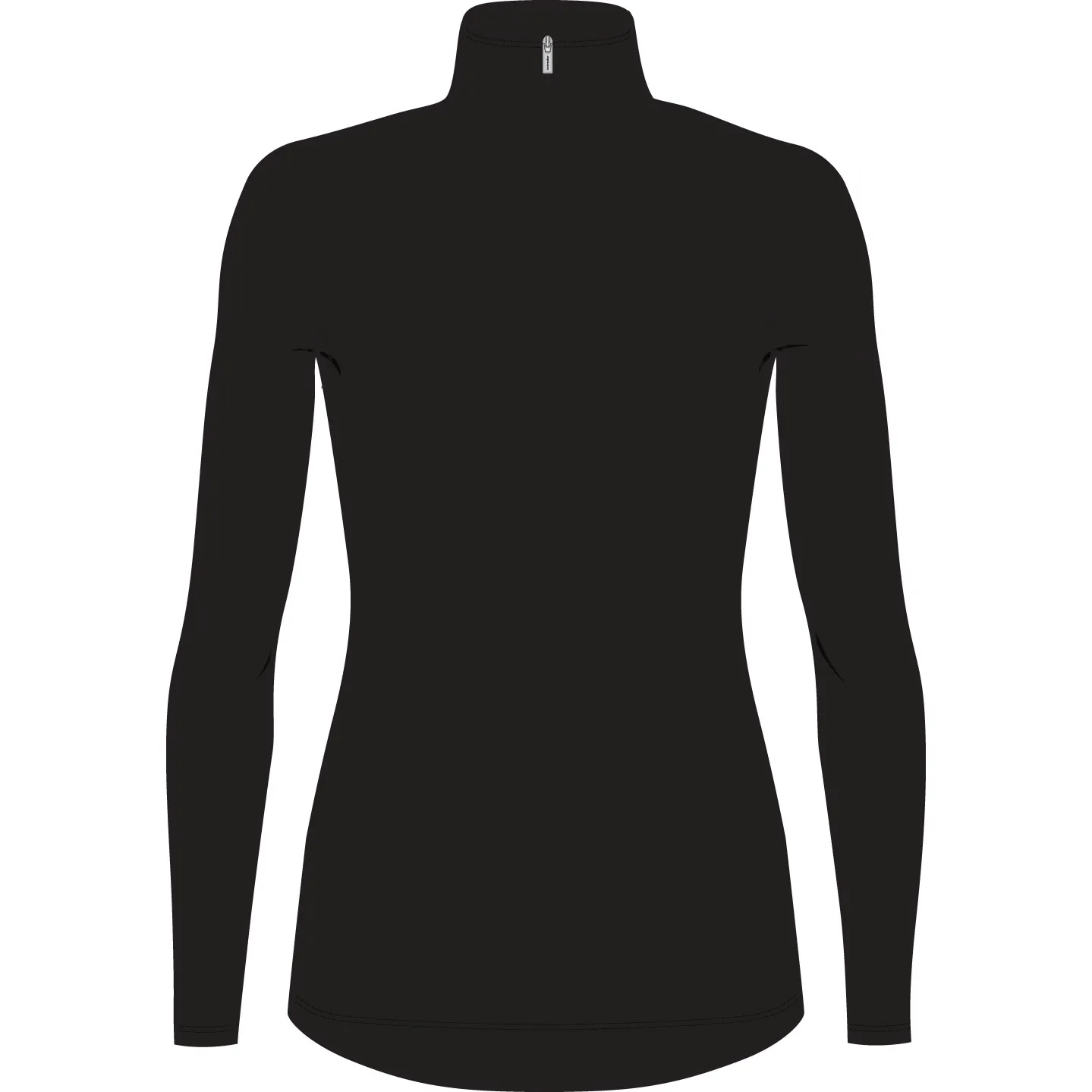 Icebreaker Women's Merino 260 Tech Long Sleeve Half Zip Thermal Top Black