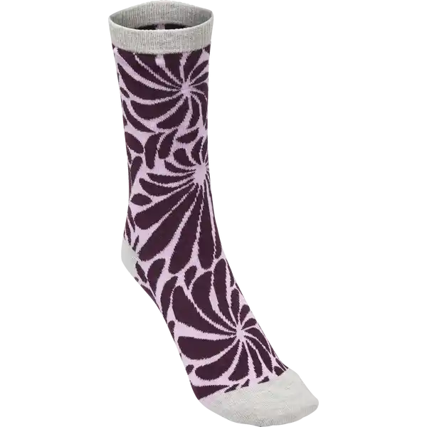 Socken 3er Herbst Floral beere 35 / 38