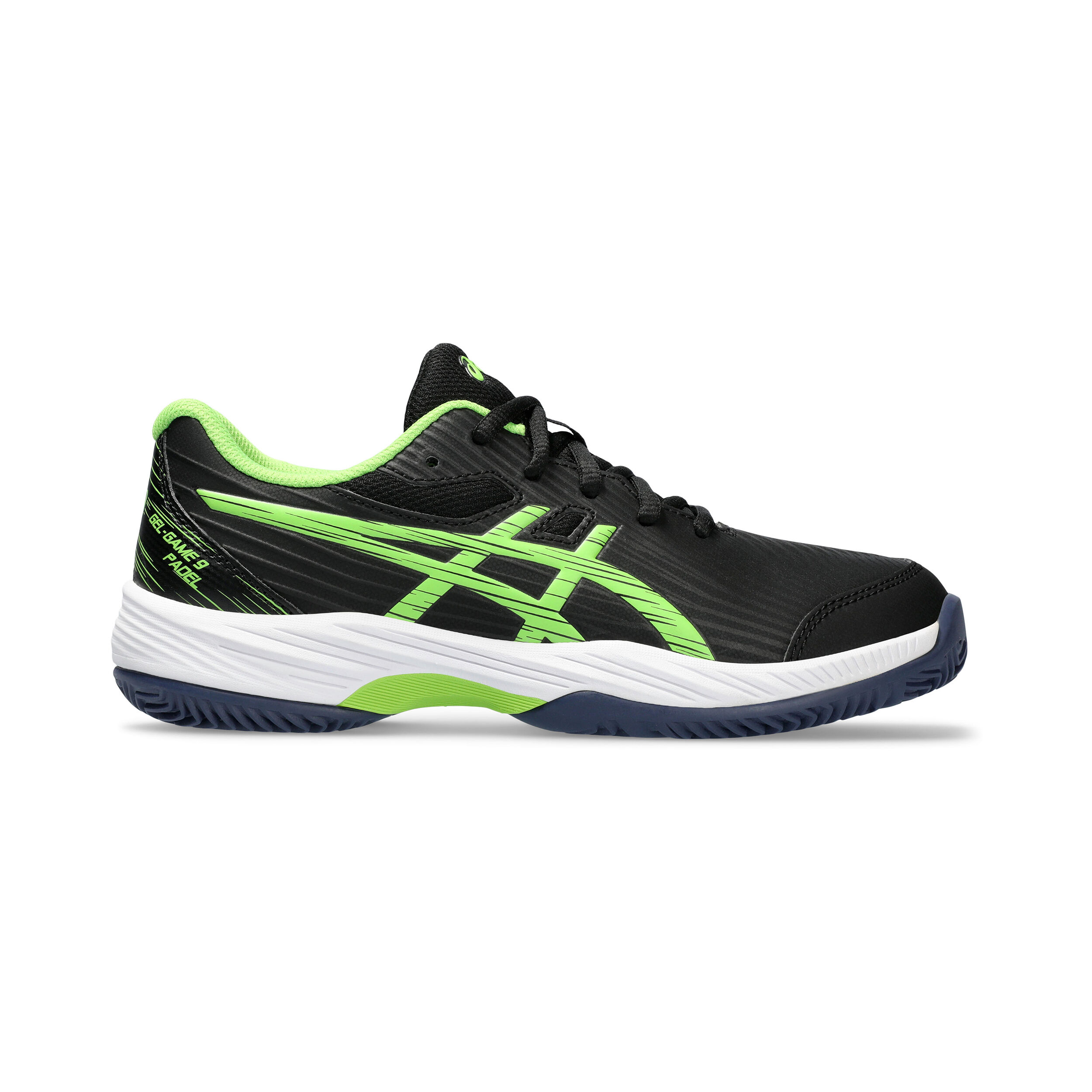 ASICS Gel-Game 9 Chaussures Padel Enfants - Noir , Vert Fluo