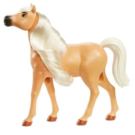 Mattel Spirit Pferd American Workhorse Hengst (hellbraun/beige, ca. 20 cm)