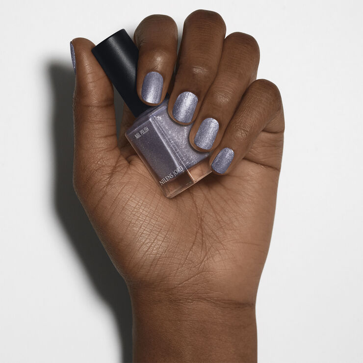Nilens Jord Nail Polish Lilac Glitter