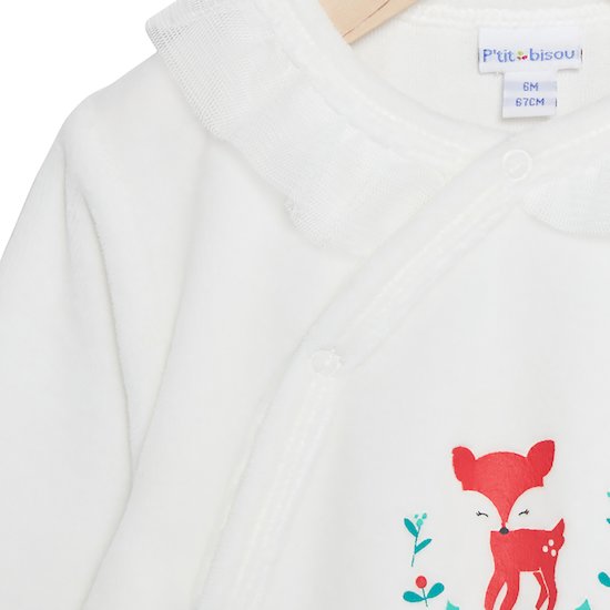 Noël Pyjama   Ecru Snowflakes        de               P'tit bisou