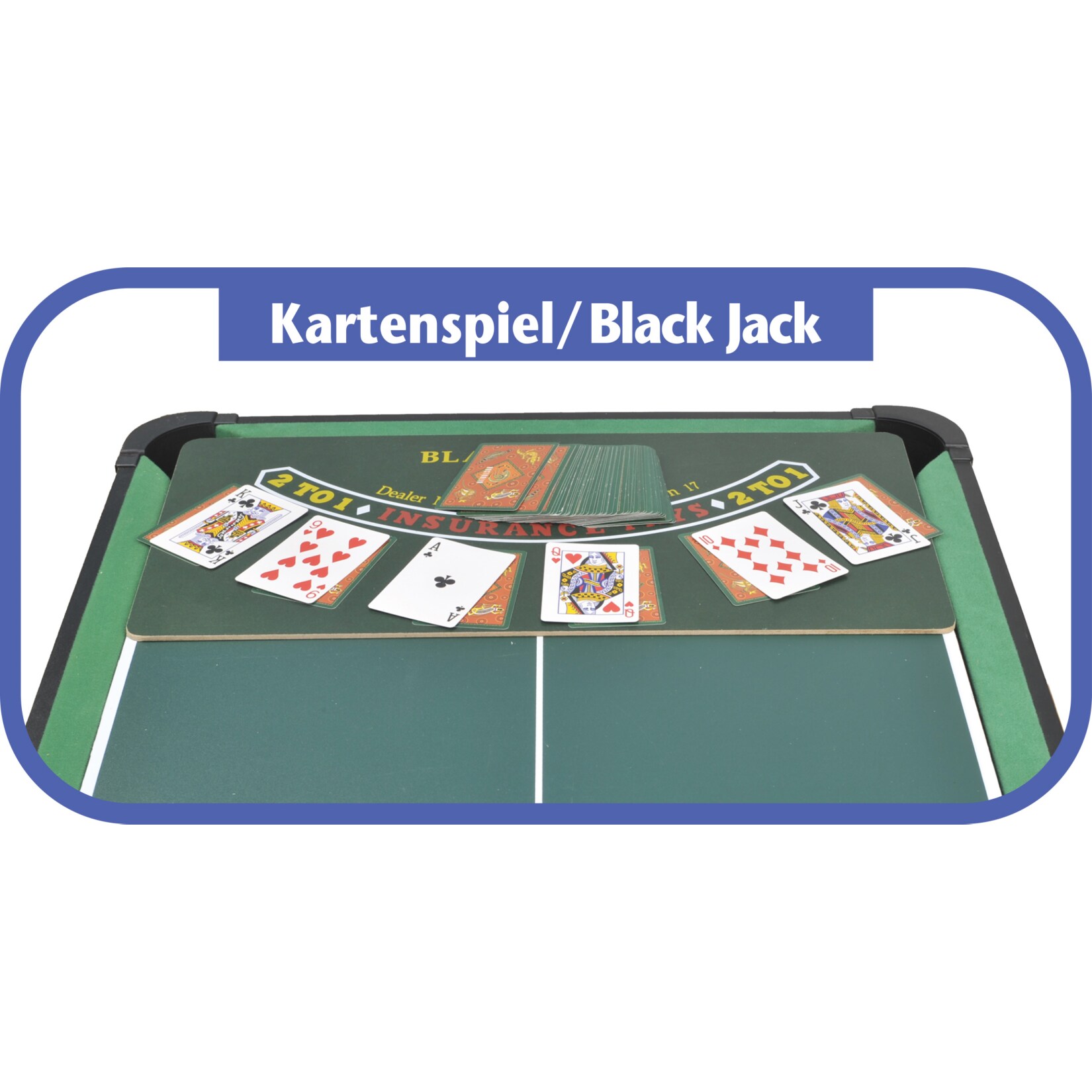 Carromco MULTIFUNKTIONSTISCH MULTIFUN-XT, 14in1, TELESCOPSTANGEN