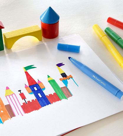 Faber-Castell Tuscher - Jumbo - 24 stk - Multifarvet