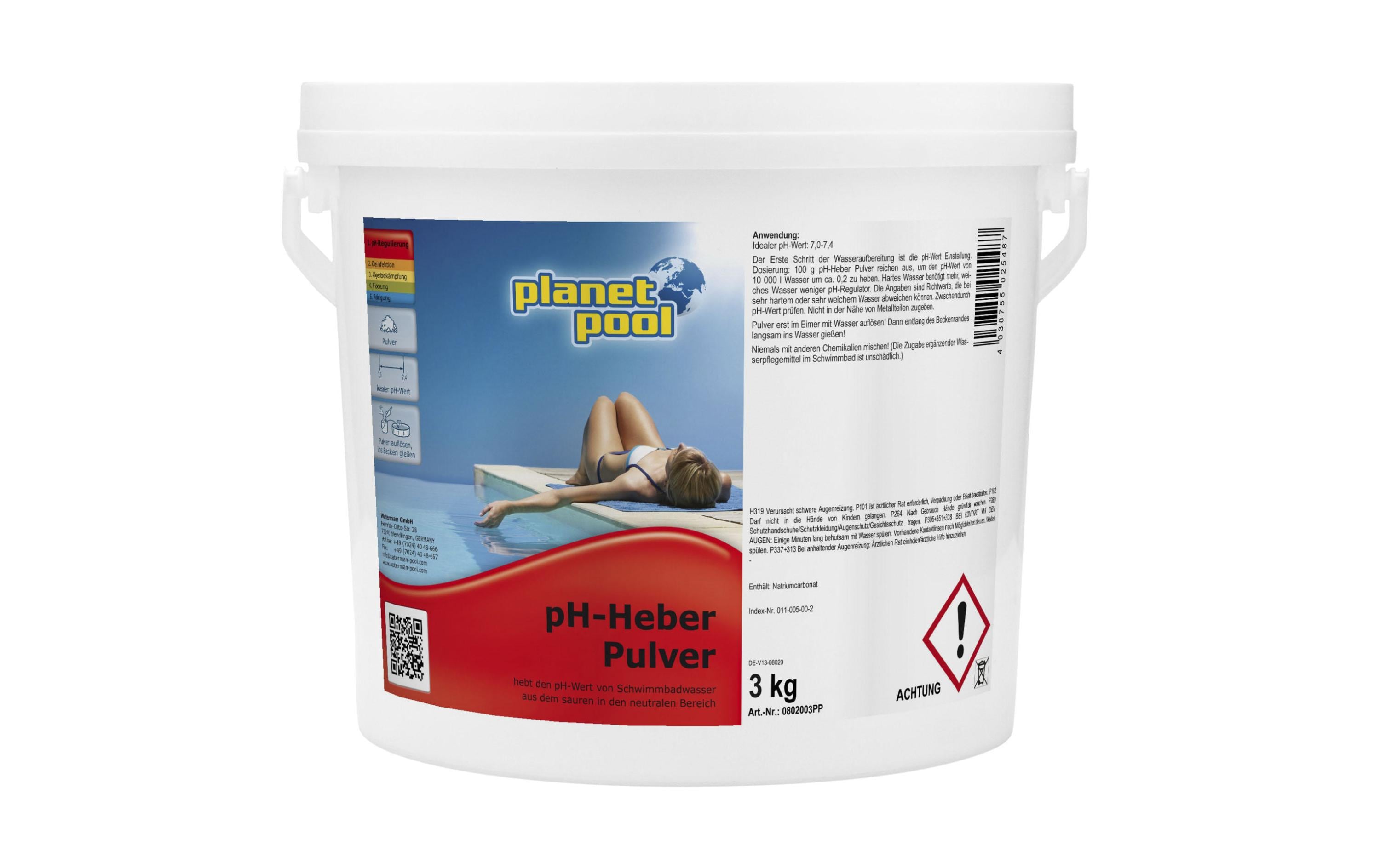 Granulat pH-Heber 3 kgPlanet Pool pH-Plus Granulat