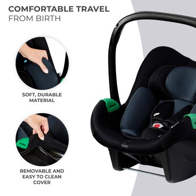 Kinderkraft MINK PRO i-Size Babybilstol, Black
