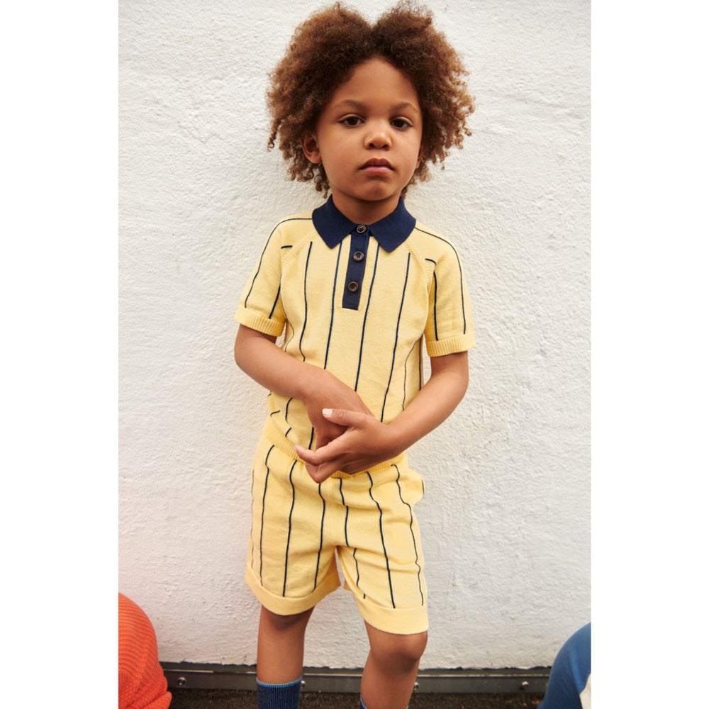 Køb FUB vanilla/dark navy Striped Polo