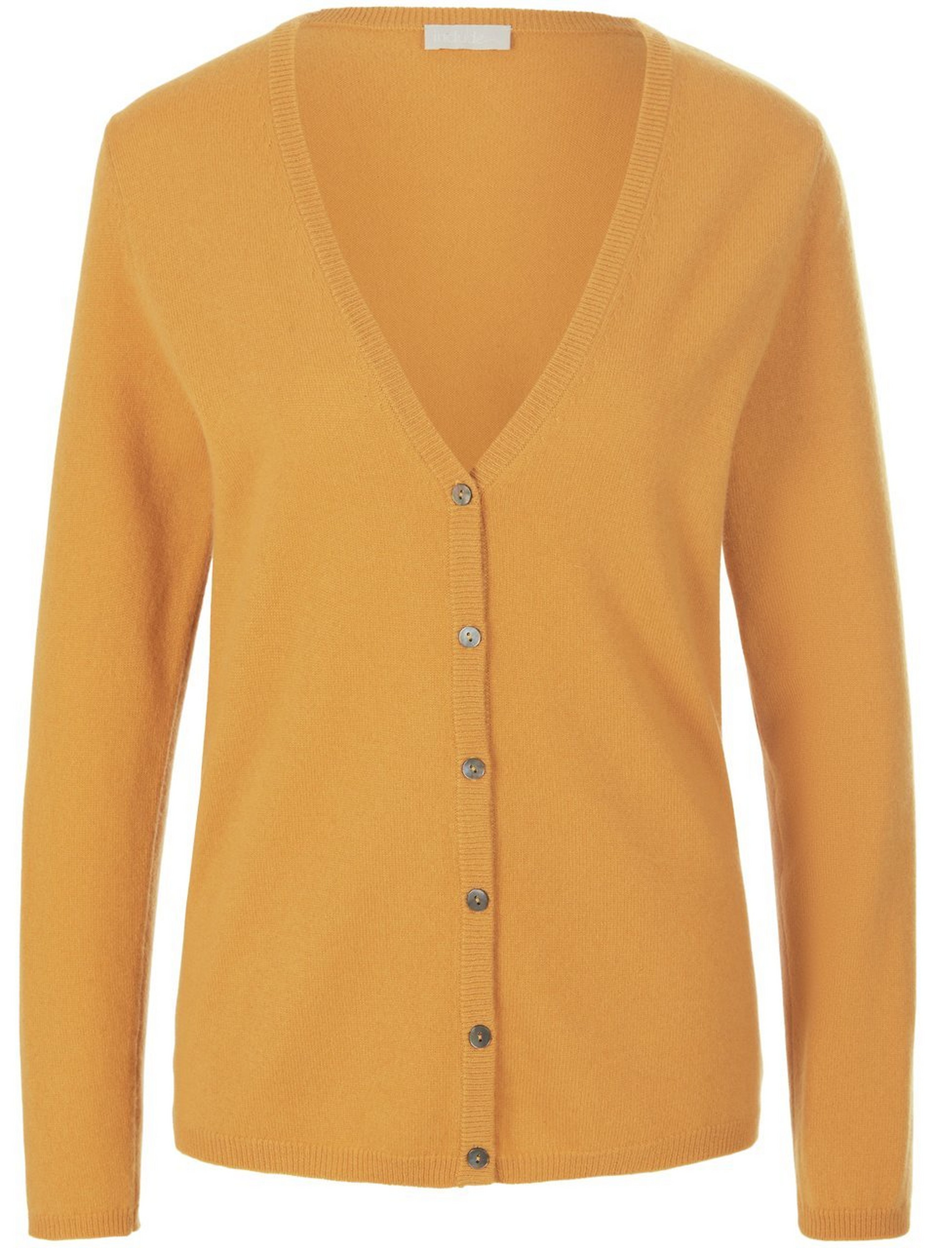 Strickjacke mit tiefem V-Ausschnitt