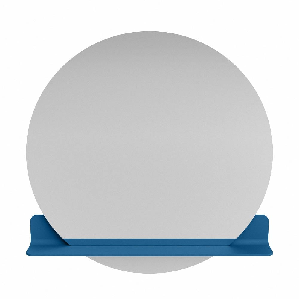 Mondiaz Spot spiegel rond Ø90cm met planchet jeans