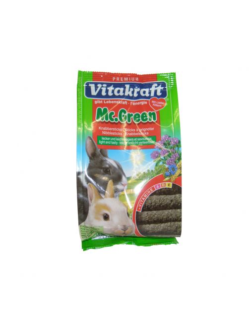 Vitakraft Knaagdier Greenies - Konijnensnack - 50 g
