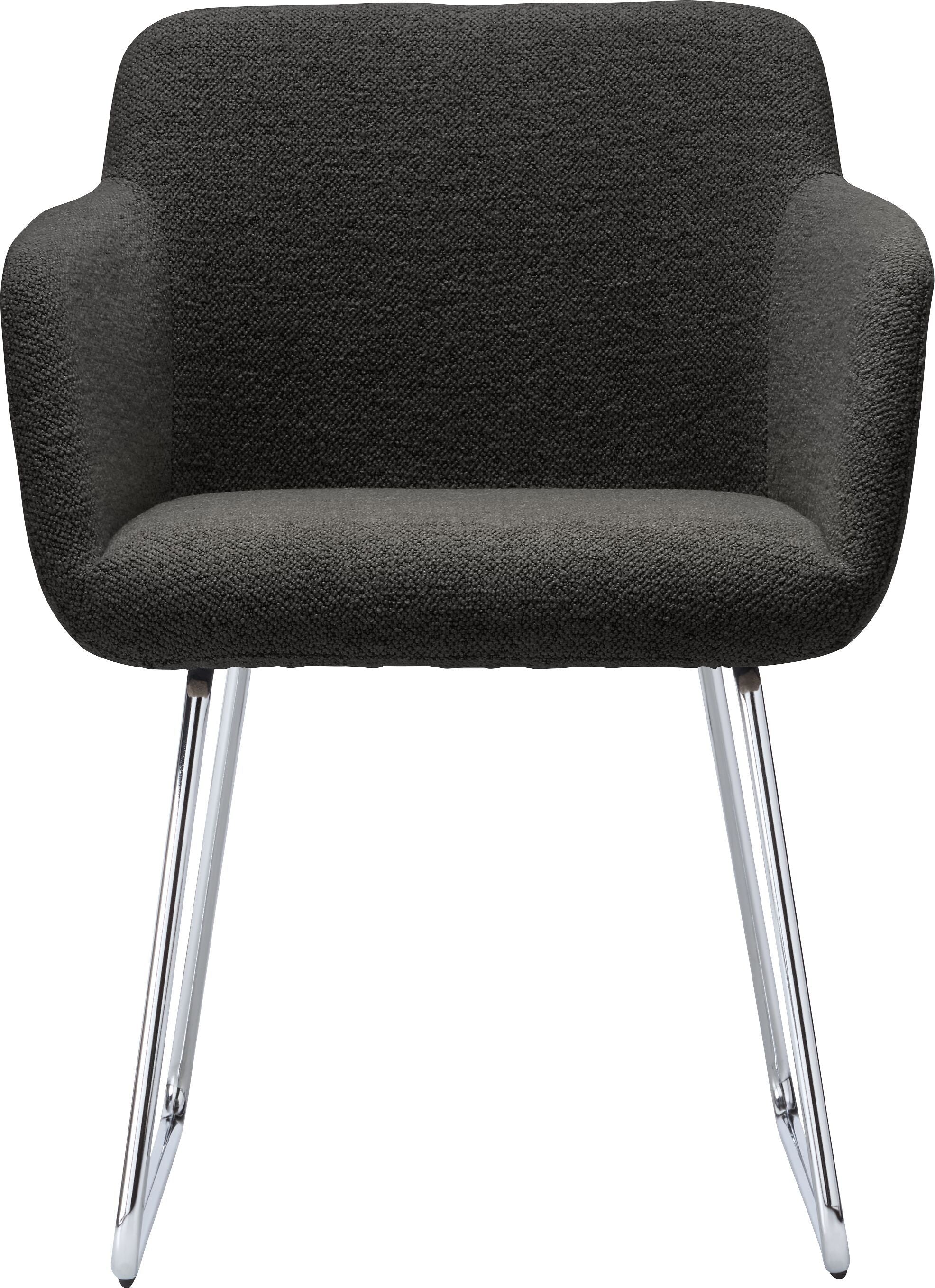 PECORA Stuhl - Anthrazit / B: 57.5 cm x T: 58.0 cm x H: 76.0 cm