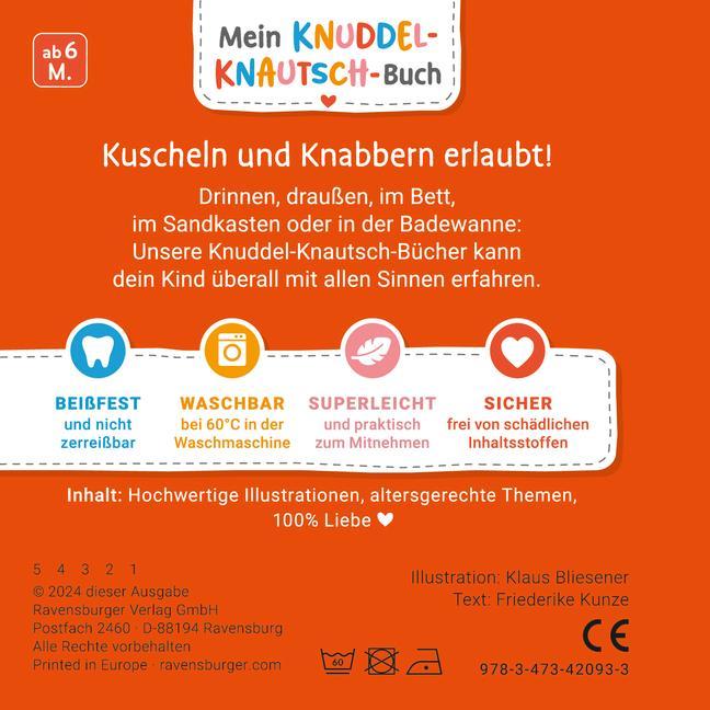 Mein Knuddel-Knautsch-Buch: Große Fahrzeuge; robust, waschbar und federleicht. Praktisch für zu Hause und unterwegs