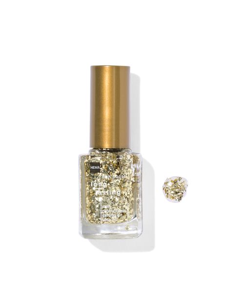 vernis à ongles longue durée glitter gold