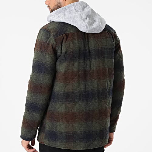 Surchemise 101300 Vert Kaki Marron