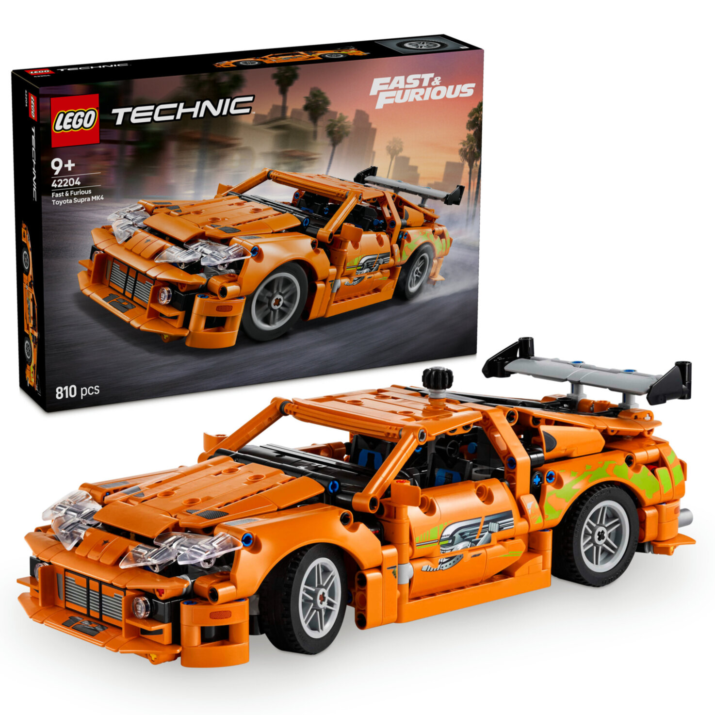 LEGO® Technic 42204 Fast and Furious Toyota Supra MK4 - Spielzeug Auto 9+ Jahren