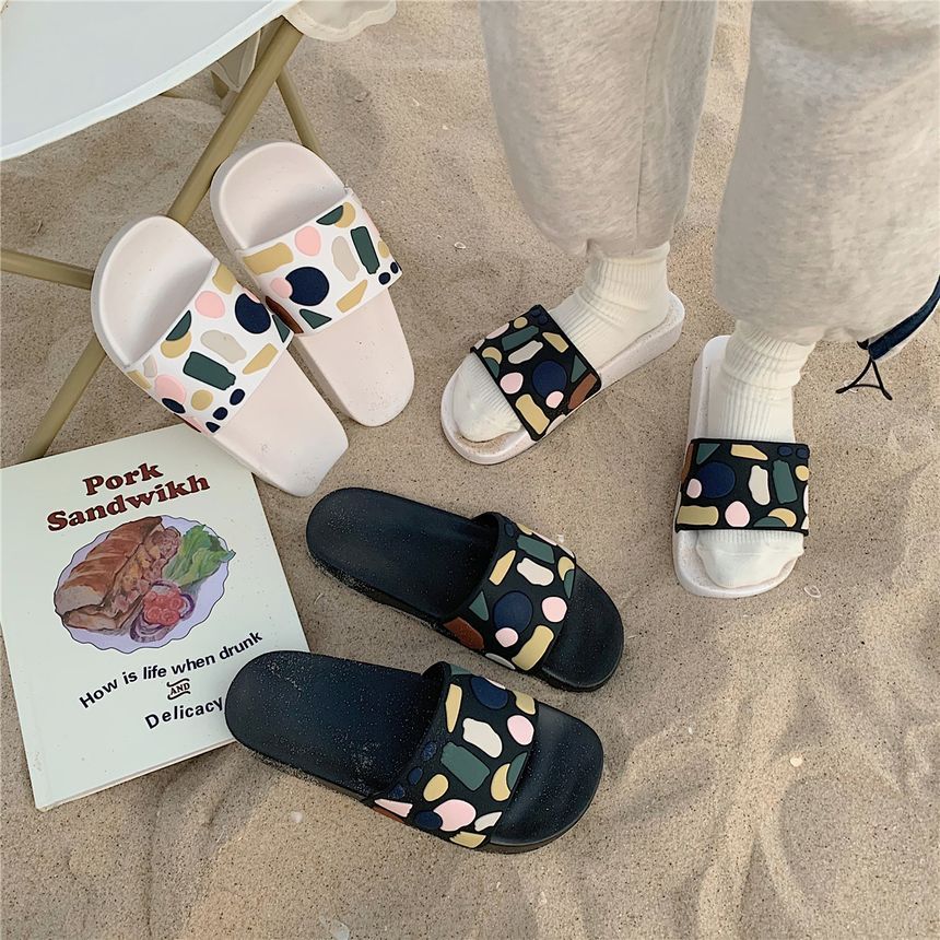 ZORI - Color Block Pantoffels