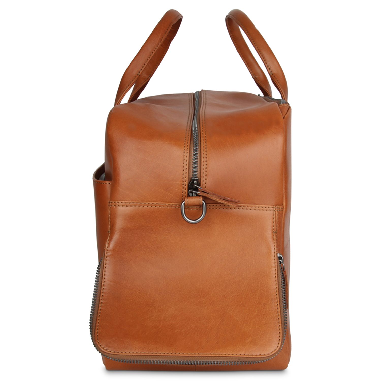 Plevier Breccia Weekender cognac