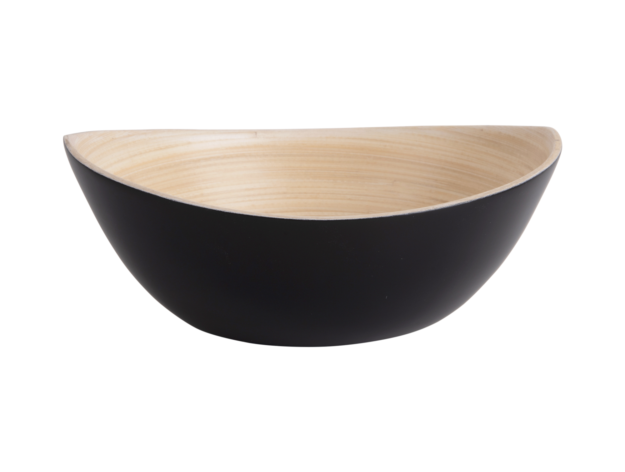 Bowl set Puro Oval bamboo black