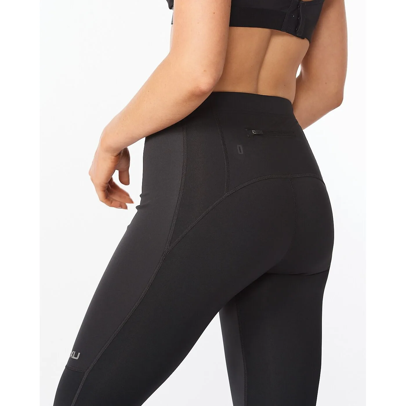 2XU Women's Ignition Shield Compression Tights BLACK/ BLACK REFLECTIVE