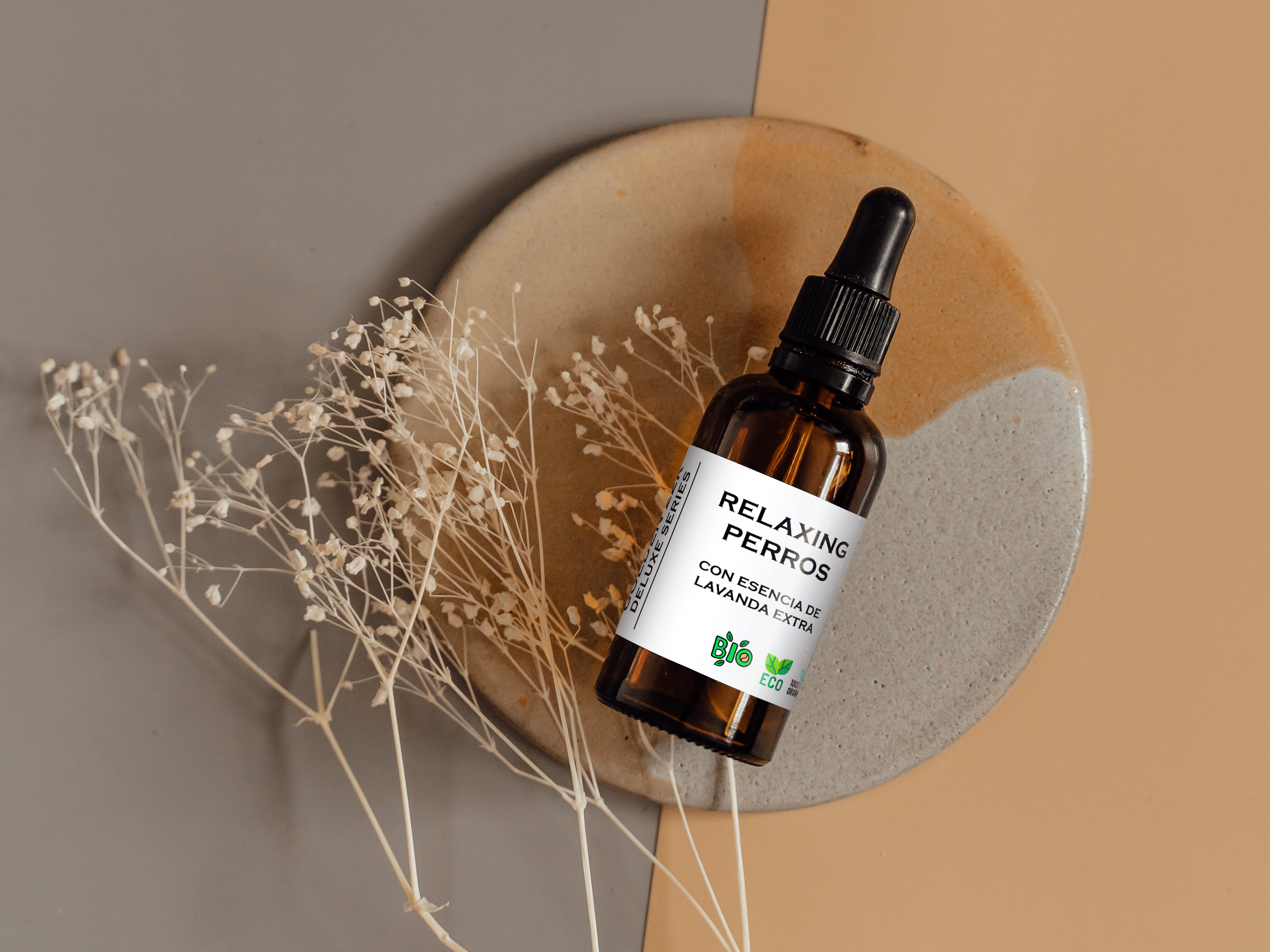 Água relaxante para cães BIO/ECO com essência extra de lavanda