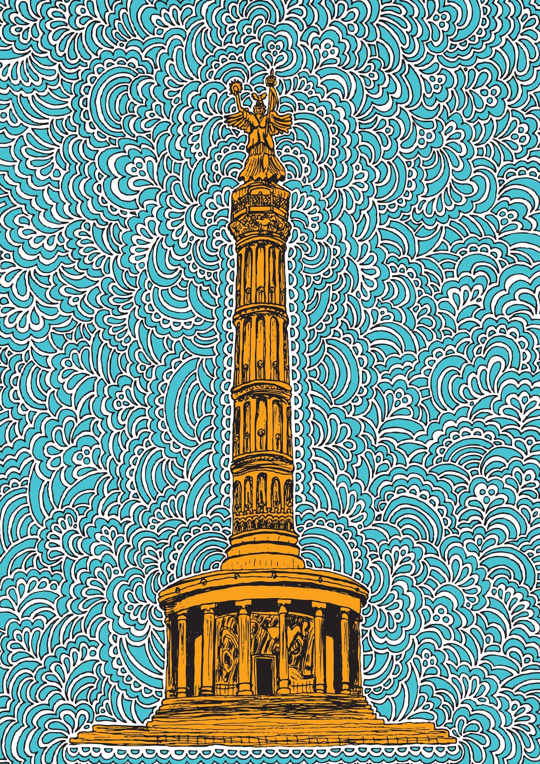 Berlin Siegessaeule von Kaitlyn Parker