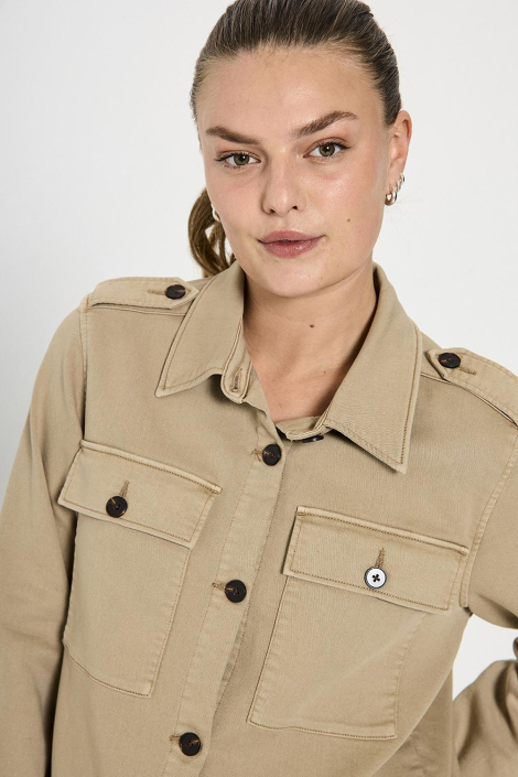 Freequent camel dames jas