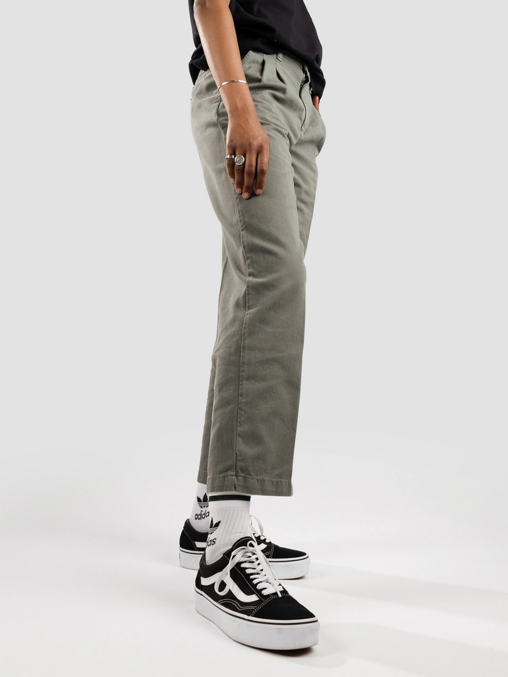 Carhartt WIP Cara Pants smoke green/garment dyed