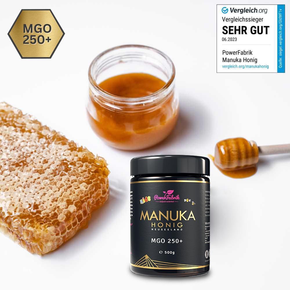PowerFabrik Manuka Honig für Kinder, MGO 250+