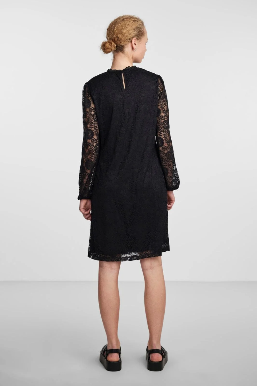 Pieces Pcolline Ls Lace Dress