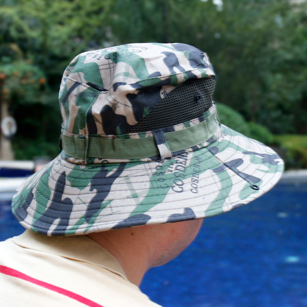 Decopatent Camouflage Jungle vissershoedje (Army Groen)