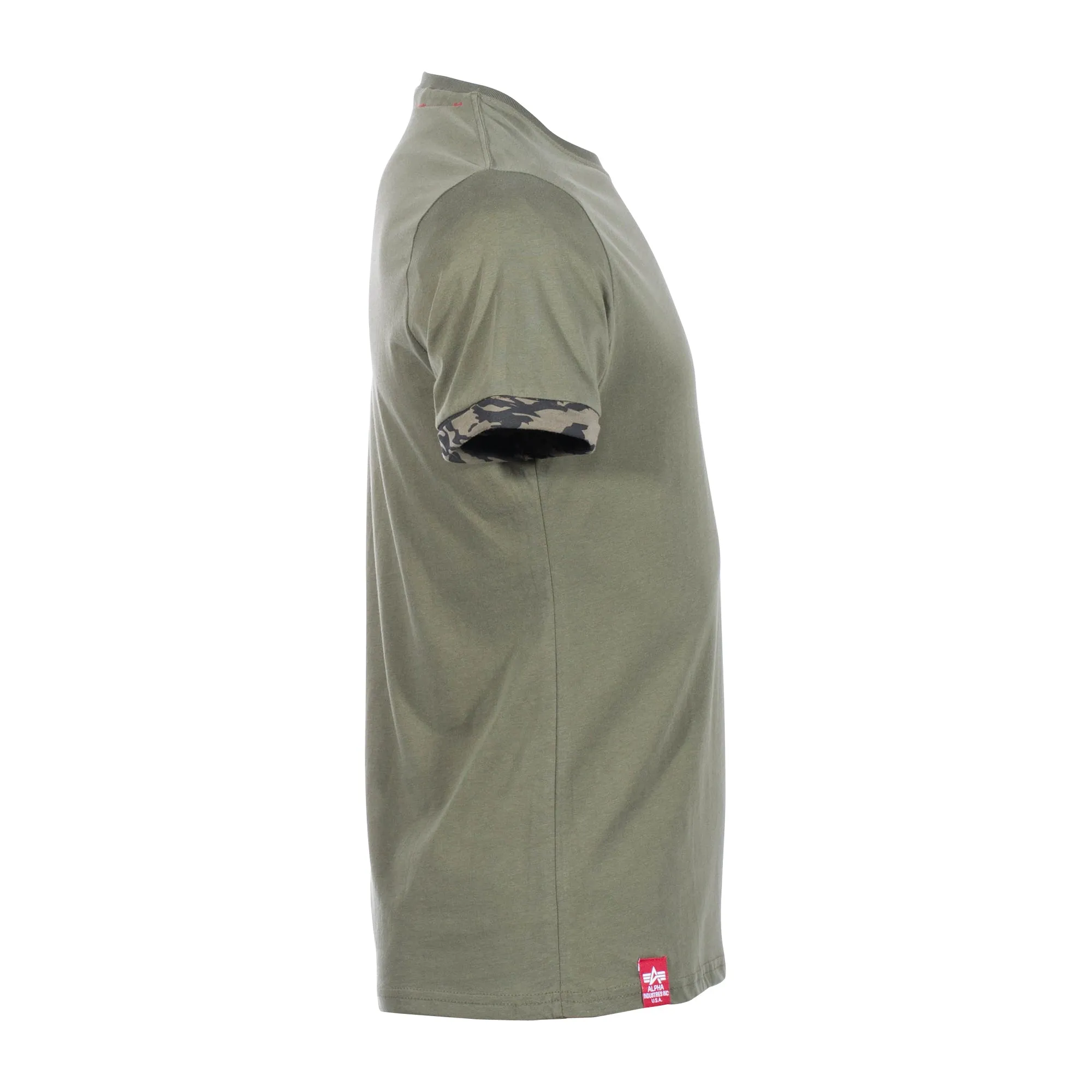 Alpha Industries -  T-Shirt Roll-Up Sleeve
