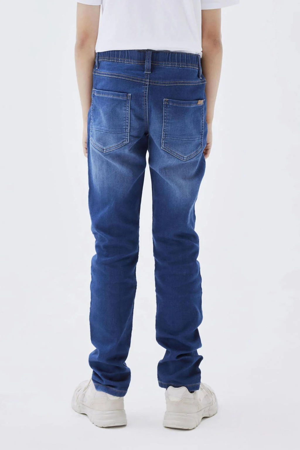 NAME IT slim fit jeans NKMRYAN JOGGER dark blue denim