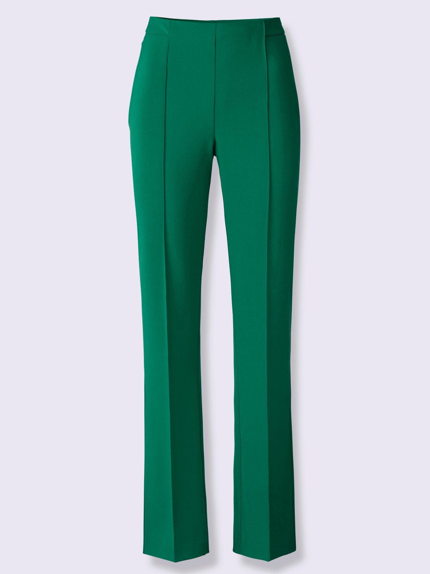 Pantalon mélange de matières facile d'entretien