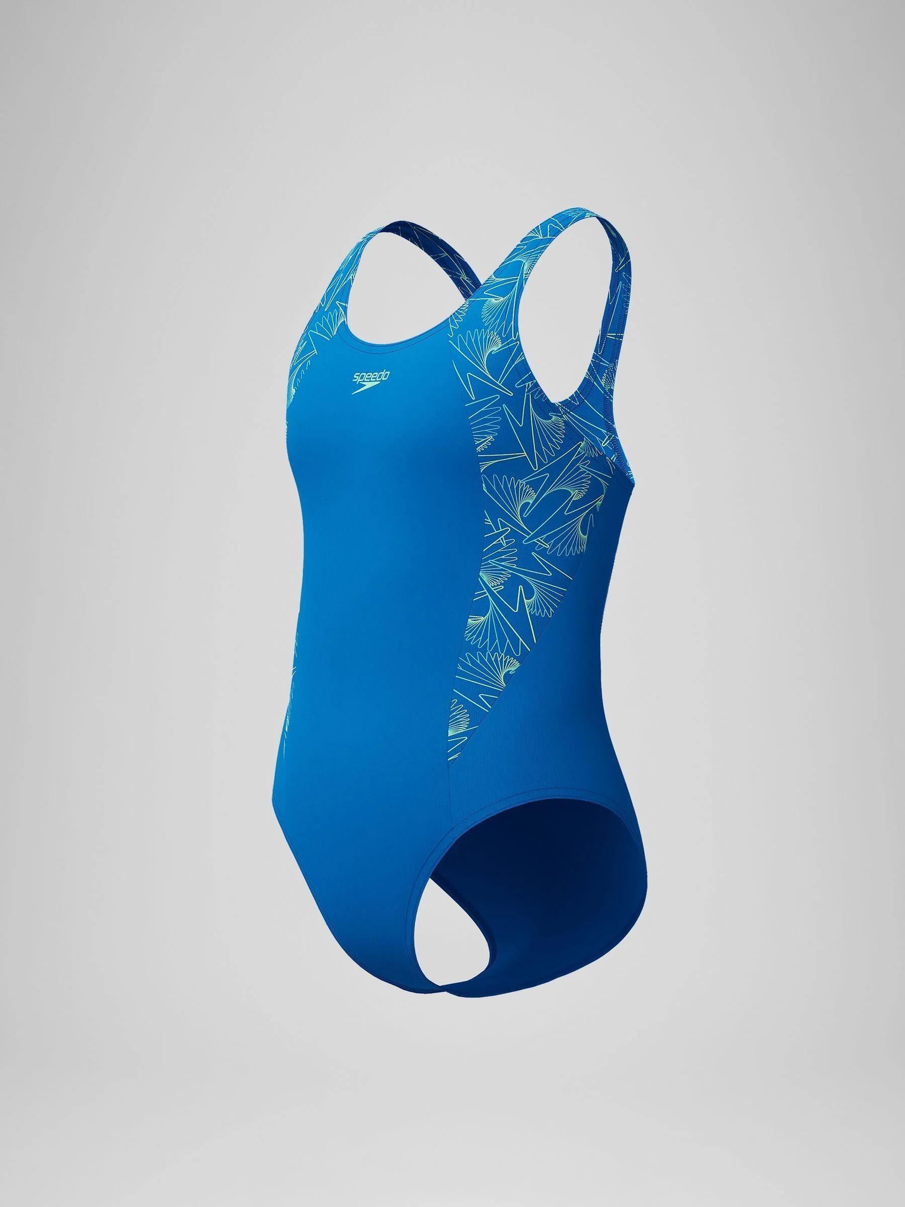 Blauw - Speedo Hyperboom Splice Muscleback badpak