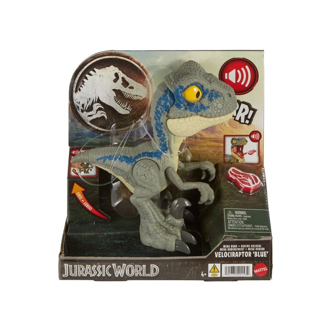 Jurassic World - Wild Roar - Velociraptor - Blue