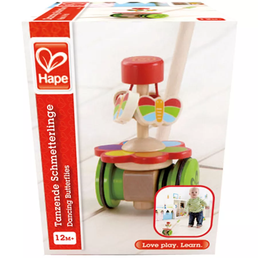Hape Schiebespielzeug Tanzende Schmetterlinge