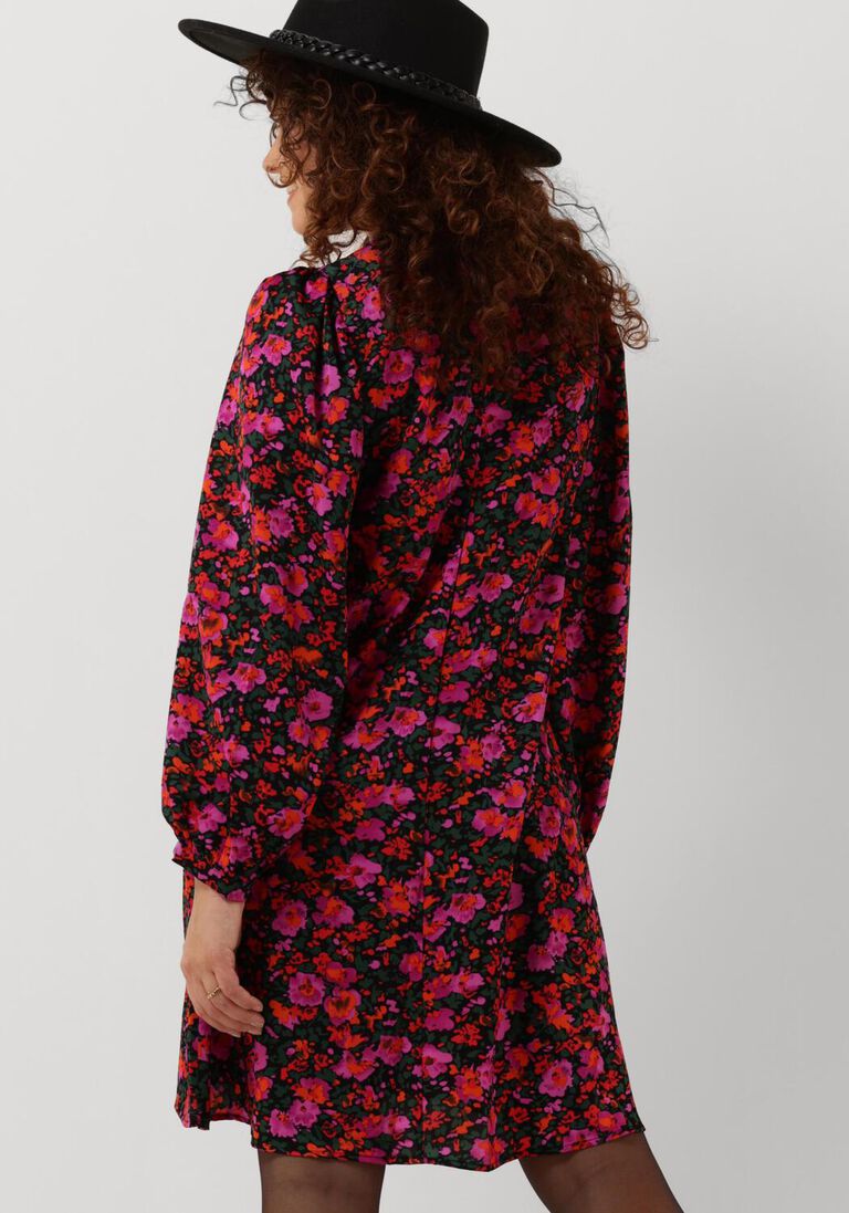 LOLLYS LAUNDRY roze lollys laundry mini jurk carla dress