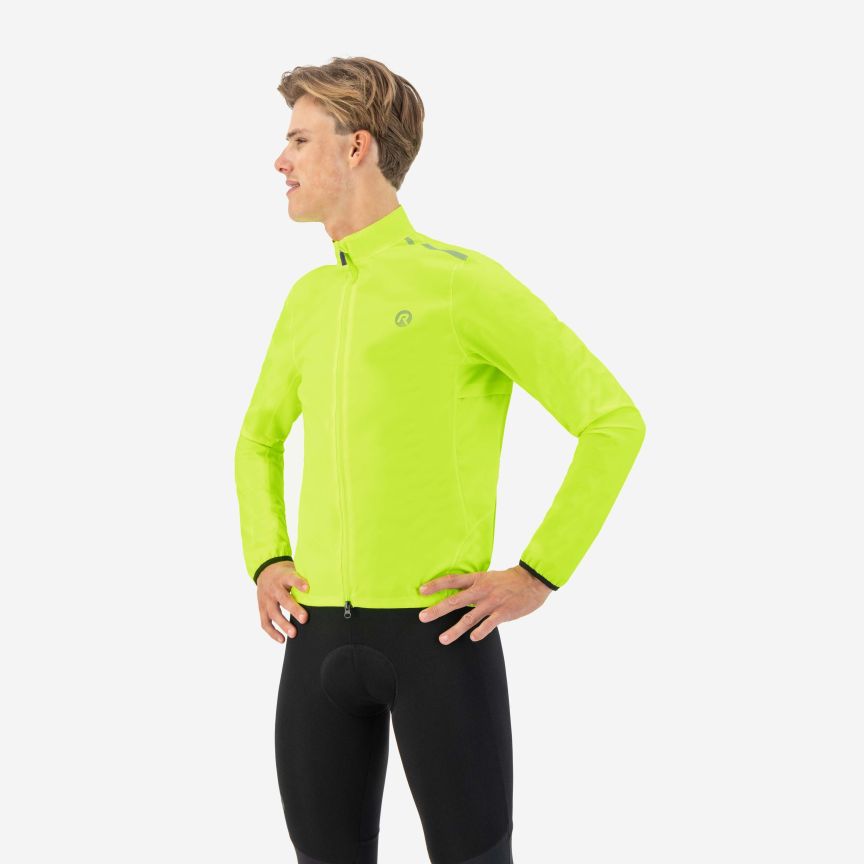 Rogelli Distance Regnjakke Neon